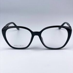 NEW Jimmy Choo JC252/F 807 Black Square Women Eyeglasses